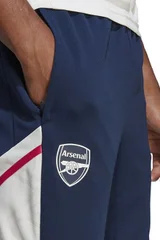 Pánské tmavě modré tréninkové kalhoty Arsenal London Adidas