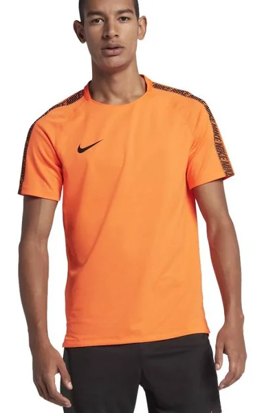 Pánské oranživé fotbalové tričko Breathe Squad SS Nike