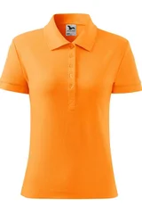 Dámské oranžové polo tričo Cotton Heavy Malfini