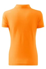 Dámské oranžové polo tričo Cotton Heavy Malfini