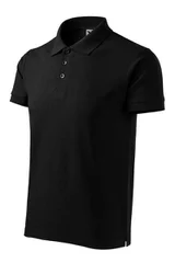 Pánské černé polo tričko Cotton Heavy  Malfini