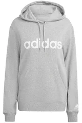 Světle šedá bavlněná dámská volnočasová mikina Adidas