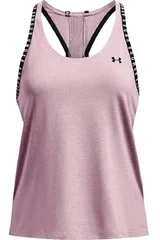 Dámské šedé tílko Knockout Mesh Back Tank FW21 Under Armour