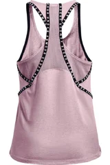 Dámské šedé tílko Knockout Mesh Back Tank FW21 Under Armour