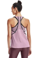 Dámské šedé tílko Knockout Mesh Back Tank FW21 Under Armour