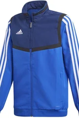 Dětská modrá fotbalová mikina Tiro 19 PRE JKT  Adidas