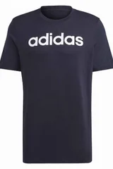 Modré pánské tričko s logem Adidas
