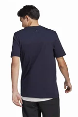 Modré pánské tričko s logem Adidas