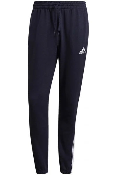 Pánské kalhoty Adidas Essentials Tapered Elastic Cuff 3 Stripes Pant