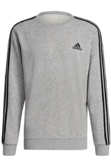 Světle šedé lehká pánská mikina Adidas s logem