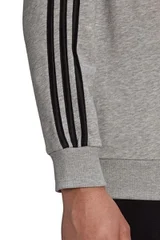Světle šedé lehká pánská mikina Adidas s logem