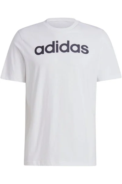 Pánské bílé tričko Adidas Essentials Single Jersey