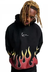 Pánská mikina Karl Kani Small Signature Flame Os Hoodie