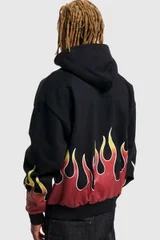 Pánská mikina Karl Kani Small Signature Flame Os Hoodie