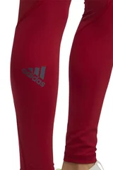 Červené sportovní legíny Adidas Alpha Skin LT