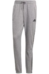 Sportovní pánské kalhoty Adidas šedé s pruhy