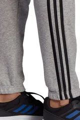 Sportovní pánské kalhoty Adidas šedé s pruhy