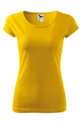 Dámské žluté tričko Pure  Malfini