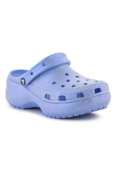 Dámské pantofle Crocs Classic Platform Glitter Clog