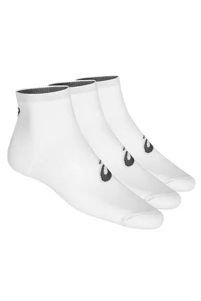 Bílé ponožky Asics Quarter (3 páry)
