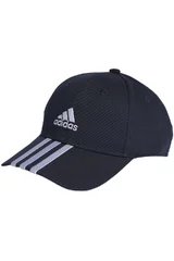 Tmavě modrá kšiltovka Adidas se třemi pruhy
