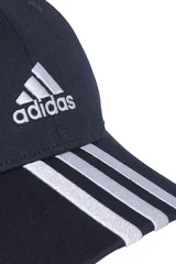 Tmavě modrá kšiltovka Adidas se třemi pruhy