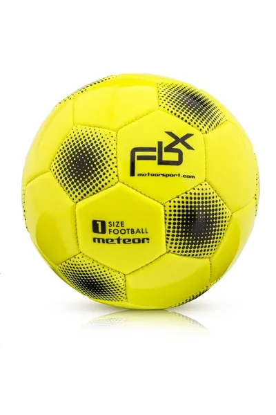 Neonově žlutý fotbalový míč Meteor FBX