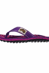 Dámské fialové žabky Gumbies Islander Canvas Flip Flops