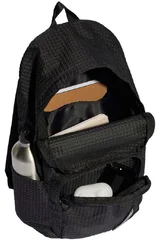 Jednoduchý unisex černý batoh Adidas