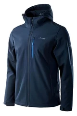Pánská tmavě modrá softshellová bunda Ifar  Elbrus