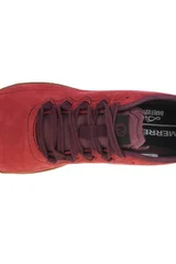 Dámské tměvě červené běžecké boty Vapor Glove 3 Luna Leather Merrell