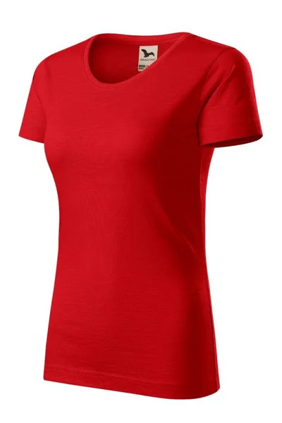 Dámské červené tričko Malfini Native (GOTS)
