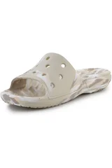 Unisex béžové gumové pantofle Crocs