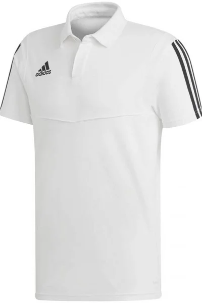Pánské bílé polo tričko s technologií  Adidas