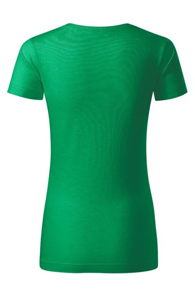 Dámské zelené tričko Malfini Native (GOTS)