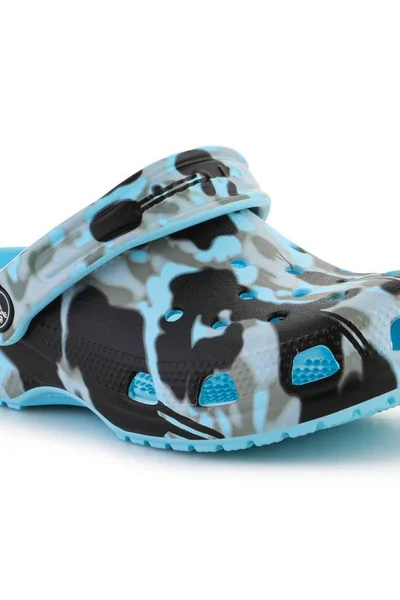 Dětské pantofle Crocs Classic Spray Camo Clog