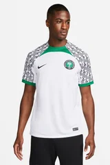 Pánský bílý fotbalový dres Nigeria Nike