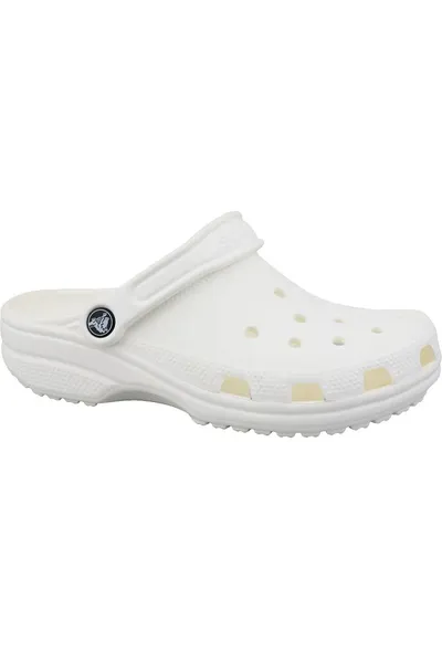 Unisex bílé pantofle Crocs Classic Clog
