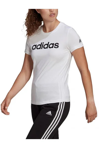 Klasické dámské tričko Adidas bílé s logem