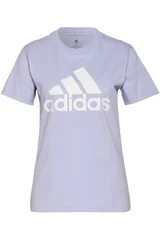 Lila dámské tričko s krátkým rukávem Adidas