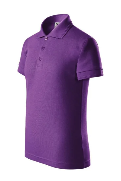 Dětské fialové tričko Malfini Pique Polo