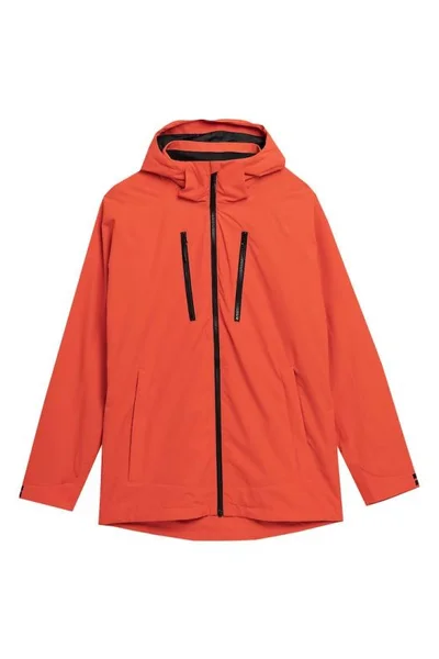 Pánská oranžová zimní bunda  4F