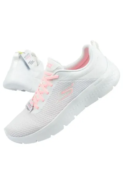 Dámské bílé sportovní boty Skechers Go Walk