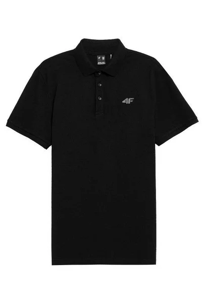 Pánské černé polo tričko  4F