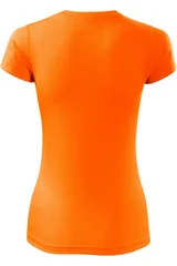 Dámské oranžové přiléhavé tričko Fantasy  Malfini