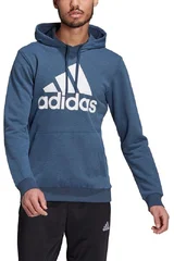 Modrá pánská mikina Adidas s kapucí