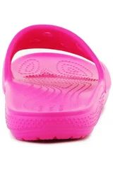 Růžové dámské gumové pantofle Crocs