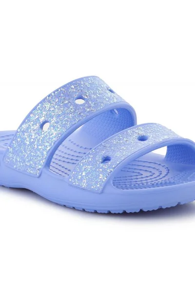 Dětské pantofle Crocs Classic Glitter Sandal