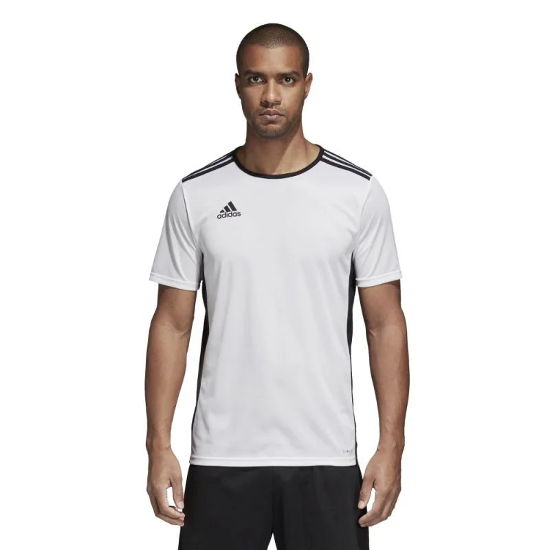 Unisex bílé fotbalové tričko Entrada 18 Adidas