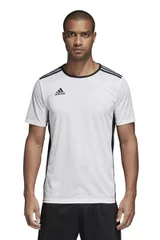 Unisex bílé fotbalové tričko Entrada 18 Adidas